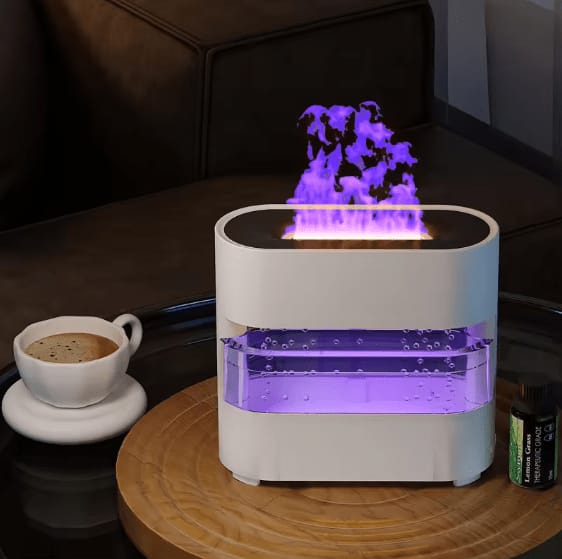 Flame Aroma Diffuser – Relax Your Home & Sleep Better
