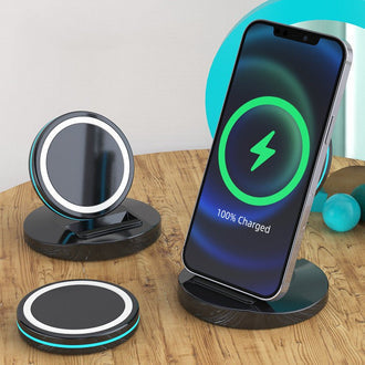 Magnetic Wireless Charger Mobile Phone Folding Stand