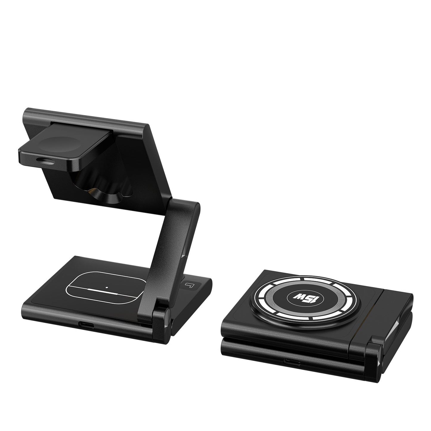 Folding Mobile Phone Headset Watch Three-in-One Wireless Charger