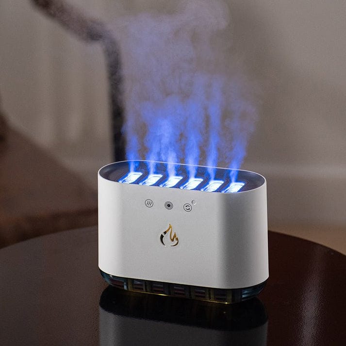 Smart Voice-Controlled Ultrasonic Flame Humidifier