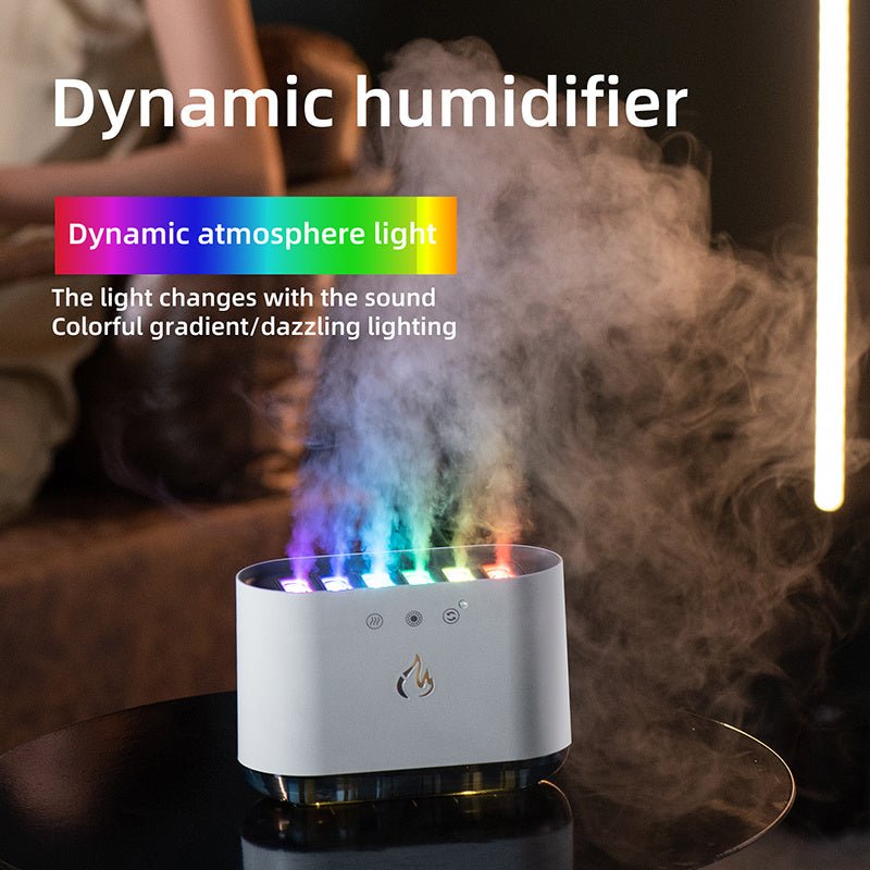 Smart Voice-Controlled Ultrasonic Flame Humidifier