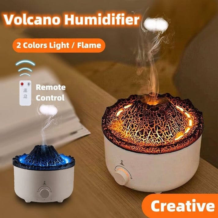 Smart Volcano Flame Diffuser & Jellyfish Mist Maker