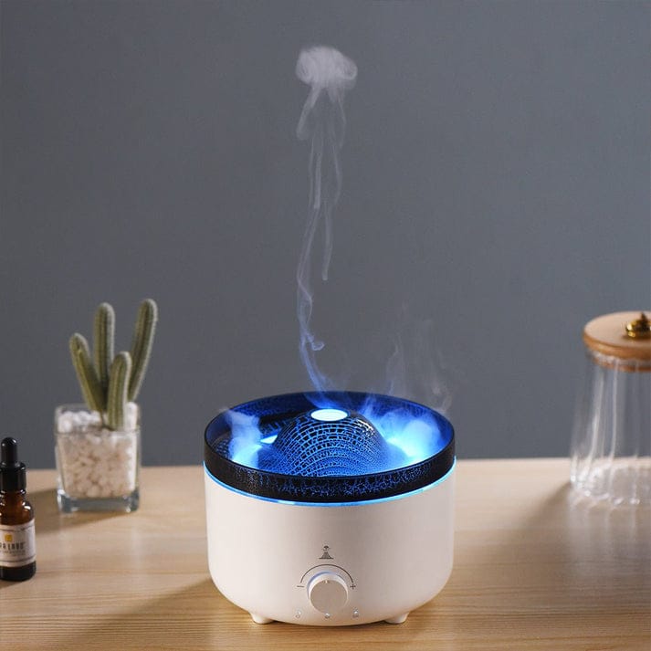 Smart Volcano Flame Diffuser & Jellyfish Mist Maker