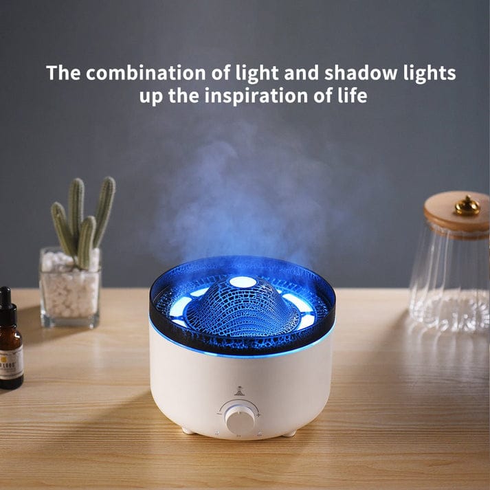 Smart Volcano Flame Diffuser & Jellyfish Mist Maker