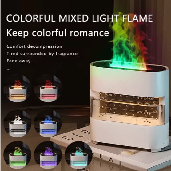 Flame Aroma Diffuser – Relax Your Home & Sleep Better